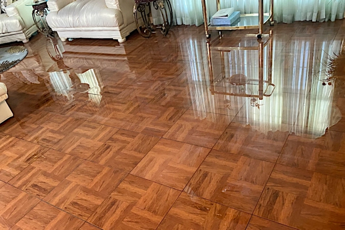 Initial Assessment of Water Damage. Water Leak in Metairie.