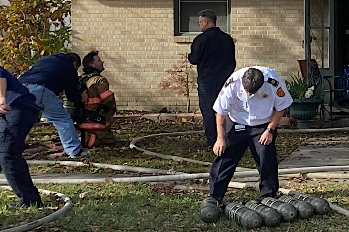 Fire Damage Restoration New Orleans. Homeowner Seeks Fire Restoration Services After a Fire.