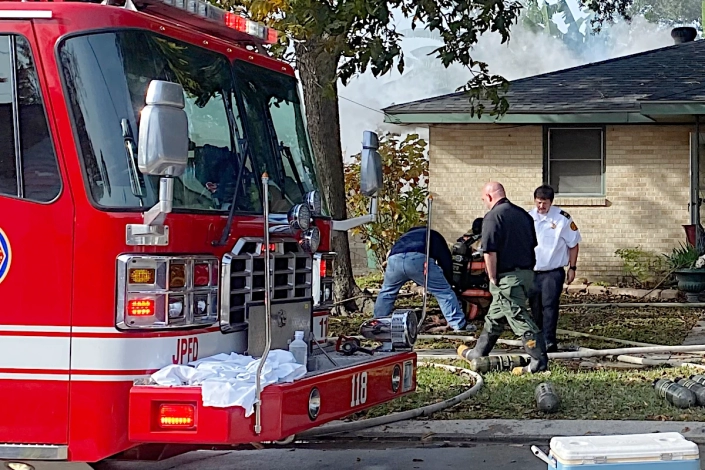 Fire Damage Restoration in New Orleans. Homeowner Seeks Fire Restoration Services.