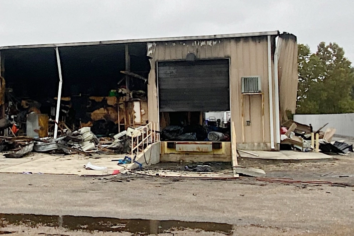 Commercial Fire Damage in New Orleans. Fire Damage Cleanup and Restoration.
