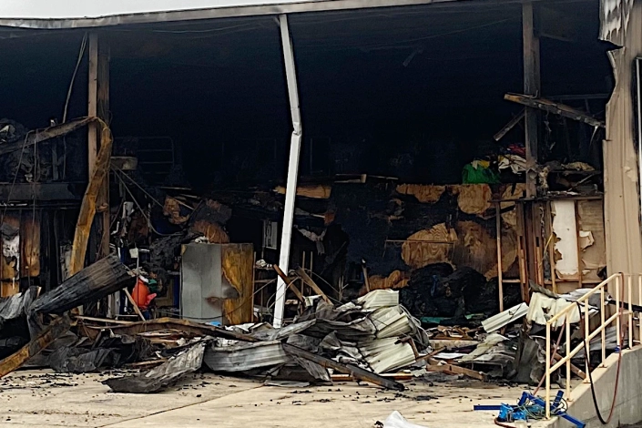 Commercial Fire Damage in New Orleans. Fire Damage Cleanup and Restoration.