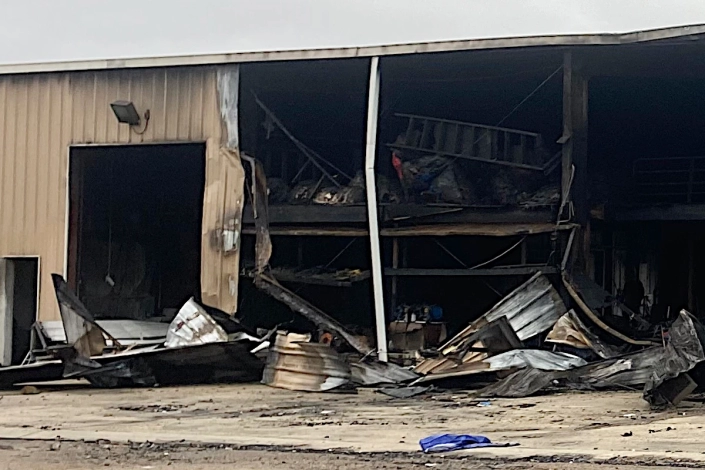 Commercial Fire Damage in New Orleans. Fire Damage Cleanup and Restoration.